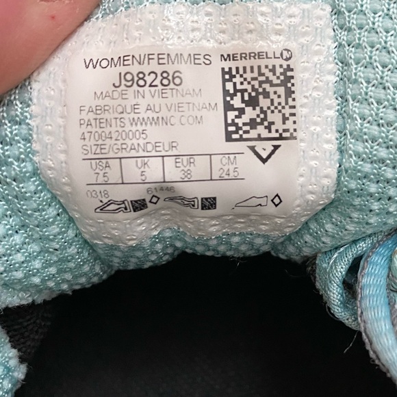 BUNDLE pair Merrell Hiking Shoes Women's Size 7.5 - Picture 7 of 11